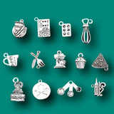 26pcs Chef Baking Kitchen Cooking Cake Wine Pendant DIY Charms Jewelry