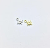 20pcs 8mm Hexagram Zinc Alloy Charms Pendant DIY Necklace Earrings 2 Colors
