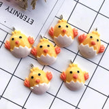 Kawaii Chicken Necklace Charms Resin Easter Decoration DIY