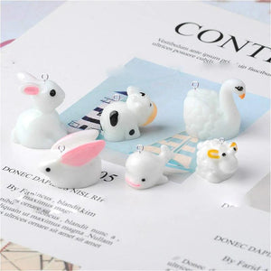 10Pcs Animal Resin Pendant DIY Jewelry Making Charms
