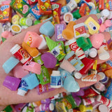 10pc Mixed Food Resin Charms for DIY Jewelry Earrings Keychain