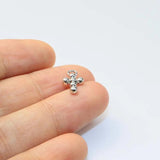 20pcs 8*10mm Cross Bee Zinc Alloy Charms Pendant DIY Jewelry