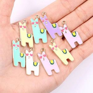 20Pcs Alpaca Pendant Set for DIY Jewellery Making