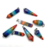 Chakra Semi-Precious Stone Pendant for DIY Jewelry Making