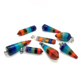 Chakra Semi-Precious Stone Pendant for DIY Jewelry Making