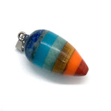 Chakra Semi-Precious Stone Pendant for DIY Jewelry Making