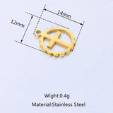 5pcs Stainless Steel Lace Round Jesus Crosses Pendant