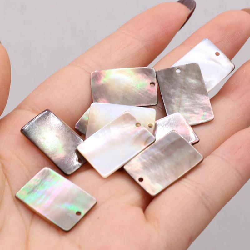 Natural Shell Pendant Mother Of Pearl Rectangle Pendant