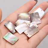 Natural Shell Pendant Mother Of Pearl Rectangle Pendant