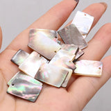 Natural Shell Pendant Mother Of Pearl Rectangle Pendant