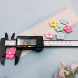 10pcs Flower Resin Charms Pendants DIY Earrings Key Chains Hair clip Jewelry