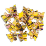 20Pcs Colorful Acrylic Butterfly Pendant for DIY Jewelry Making
