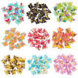 20Pcs Colorful Acrylic Butterfly Pendant for DIY Jewelry Making