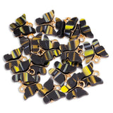 20Pcs Colorful Acrylic Butterfly Pendant for DIY Jewelry Making