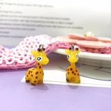 10pcs Resin Giraffe Charms 23x13mm DIY Jewelry Necklace Earring Pendant Keychain