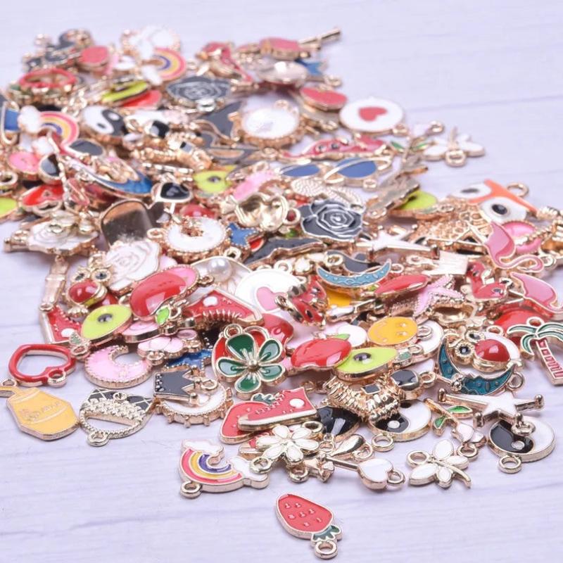 Enamel Charms for Jewelry Making - Assorted Designs