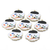 5/10Pcs Corgi Poodle Dog Enamel Pendants Metal Charms DIY Jewelry Making