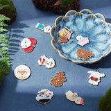 5/10Pcs Corgi Poodle Dog Enamel Pendants Metal Charms DIY Jewelry Making