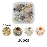 Mixed Style Bulk Charms Silver Metal Pendant Ball Beads for Necklace Bracelet