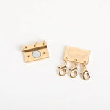 Layered Magnetic Necklace Buckle Stacking Necklace Multilayer Copper Plated
