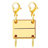 Layered Magnetic Necklace Buckle Stacking Necklace Multilayer Copper Plated