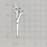 Silver Plated Hair Dryer Scissors Comb Charms for Jewelry Making