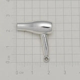 Silver Plated Hair Dryer Scissors Comb Charms for Jewelry Making