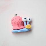 10pcs Snail Resin Charms for DIY Jewelry Making