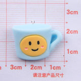 10Pcs Tooth Cup Toothpaste Resin Charms for Jewelry Making DIY Earrings