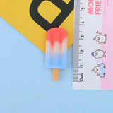 10pcs Ice Cream Charms Resin Mini Food Pendant DIY Earrings Decoration P70