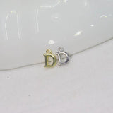 20pcs Mini Letter Charms Gold/Silver DIY Pendant Necklace Bracelet
