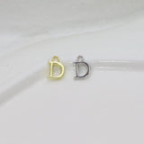 20pcs Mini Letter Charms Gold/Silver DIY Pendant Necklace Bracelet