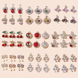 10pcs Crystal Charms for Earrings Necklaces DIY Women Jewelry