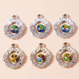 10pcs Crystal Charms for Earrings Necklaces DIY Women Jewelry