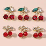 10pcs Crystal Charms for Earrings Necklaces DIY Women Jewelry