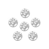 20pcs/lot 19mm Antique Silver Deer Charms Pendants DIY Keychain Supplies