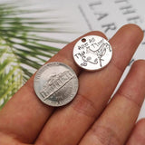 20pcs/lot 19mm Antique Silver Deer Charms Pendants DIY Keychain Supplies