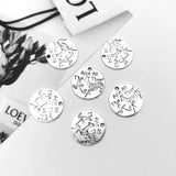 20pcs/lot 19mm Antique Silver Deer Charms Pendants DIY Keychain Supplies