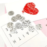 20pcs/lot 19mm Antique Silver Deer Charms Pendants DIY Keychain Supplies