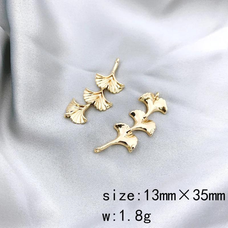 4Pcs/Lot Leaf/Flower Earring Jewelry Charms Hand Made DIY Pendant