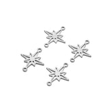 20Pcs Double Hole Star Charms Pendant for DIY Jewelry Making