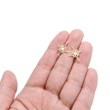 20Pcs Double Hole Star Charms Pendant for DIY Jewelry Making