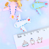 10pcs Mini Airplane Pendant Charms for DIY Jewelry Making C248