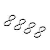 20Pcs Stainless Steel Infinity Symbol Charms Pendants DIY Craft