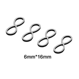 20Pcs Stainless Steel Infinity Symbol Charms Pendants DIY Craft