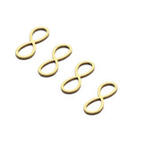 20Pcs Stainless Steel Infinity Symbol Charms Pendants DIY Craft
