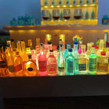 10pcs Mixed Resin Wine Bottle Charms for DIY Jewelry Making