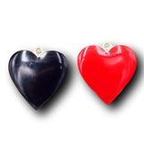 8pcs Red Heart Friendship Pendant Necklace Earring DIY Charms Jewelry Making