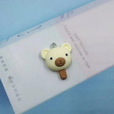 10pcs Bowknot Ice Cream Bear Resin Charms Earring DIY Necklace Jewelry Making