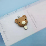 10pcs Bowknot Ice Cream Bear Resin Charms Earring DIY Necklace Jewelry Making